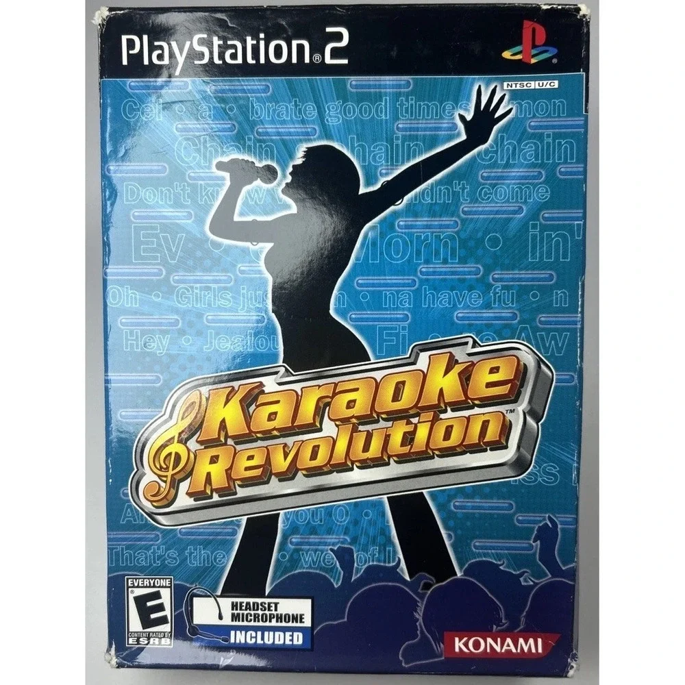 Karaoke Revolution Bundle Sony PlayStation 2 PS2 NO Microphone USED